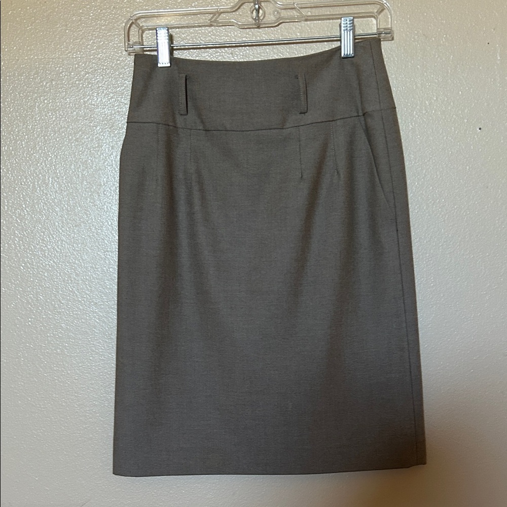 Antonio Melani Brown Pencil Skirt